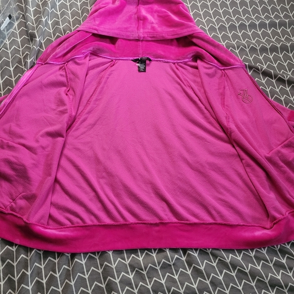 Victoria's Secret "On Point" Velour Full-Zip Hoodie - Picture 12 of 14